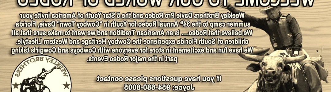 Weekley Brothers Davie Pro Rodeo